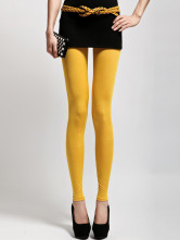 yellow spandex pants
