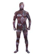 Morph Suit Multicolor Geometric Pattern Zentai Suit Full Body Lycra Spandex Bodysuit