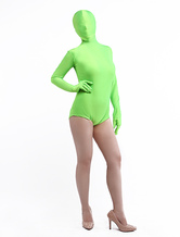 Carnevale Foresta Lycra Spandex Suit verde donna Zentai Halloween