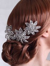 Glamorous Metal Rhinestone Bridal Hairpin