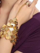 Bracelet Belly Dance Costume Women's Beautiful Gold Bollywood Dancing Jewelry Accessories