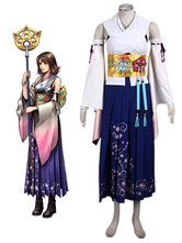 Halloween Traje moderno de Yuna para cosplay de Final Fantasy