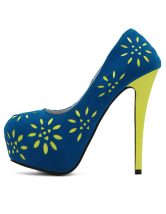 Aliexpress.com : Buy Sorbern Navy Blue Round Toe Pumps Low Heels Bow Vintage Shoes Women Plus 