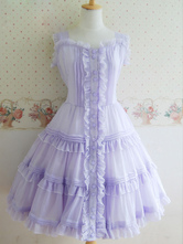 Süße Knöpfe Polyester Lolita Kleid
