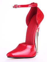 red pointy heel