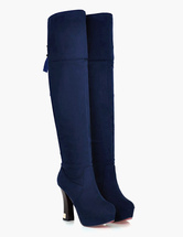 over the knee strappy boots