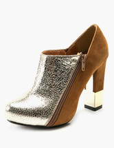 color block booties