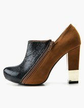 color block booties