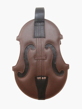 ロリータバッグ ヴァイオリン型 スウィート 単色 無地 可愛い PU