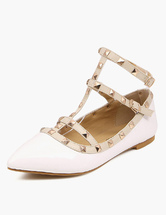 pointed toe flats studded