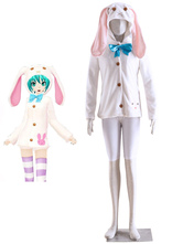 Vocaloid Hatsune Miku Halloween Cosplay Costume Rabbit Version