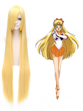 Carnevale Lucca Comics 2024 Parrucca Cosplay Di Sailor Moon Sailor Venus Parrucca Cosplay Di Minako Aino Parrucca Cosplay Halloween