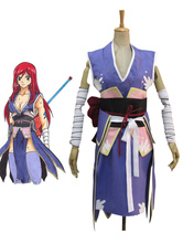 Fairy Tail Elza Scarlet Cosplay Costume Forever Empress Armor Kimono 