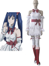 Fairy Tail - Costume de Cosplay de Wendy Marvell Robe blanche