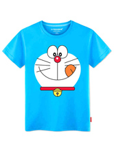 Halloween Kurze Ärmel Doraemon T-Shirts für Männer 
