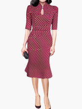 dress with collar and buttons