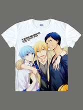 Kuroko No Basketball Kuroko Tetsuya Poly/Cotton Blend Anime T-Shirts 