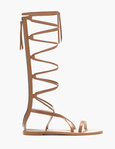 Sandales Gladiateur Gianfranco Ferré En Cuir Marron - Talon Haut - Taille 38 - Occasion