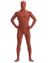 Mahogany Zentai Suit Adults Morph Suit Full Body Lycra Spandex Bodysuit for Men