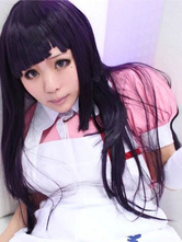 Halloween Mikan Tsumiki púrpura peluca de Anime 