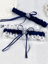 Двухсекционный набор голубой Подвязки для женщин