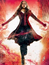 Capitan America: Costume cosplay civile guerra Scarlet Witch Wanda Maximoff