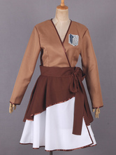 Karneval Kostüm Angriff auf Titan die Recon Korps Flügel der Freiheit Lolita Kimono Kleid Anime Cosplay Kostüm Fasching Kostüm