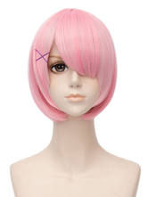 Re:Zero Starting Life In Another World Young Ram Pink Shades Cosplay Wig