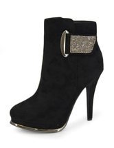 botas negras cortas