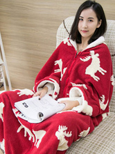 Onesie Snuggie Pyjamas Couverture À Manches De Noël Vêtements De Nuit D'hiver Pour Costume Adulte Halloween Onesie Pyjamas