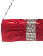 glitter red purse