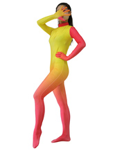 Carnevale Zentai Calzamaglia Cosplay con sfumature di colore per adulti fibra di poliestere Halloween