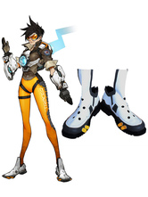 Overwatch OW Tracer Halloween Cosplay Shoes