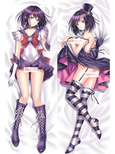 Fundas de Almohadas de Anime hermosas con 1 funda de almohada negras 