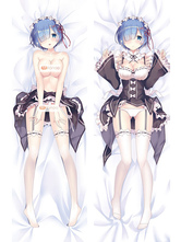 Re Zero Starting Life In Another World Sexy Rem Maid Dress Velvet Pillowcase