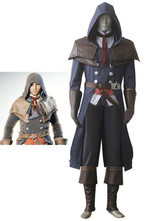 Assassin's  Creed Unity Arno Victor Dorian Karneval Cosplay Kostüm mit Schulterplatte  Karneval
