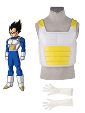 Dragon Ball Z Vegeta Super Seya Waistcoat Gloves Cosplay Costume