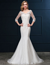 slim fitting bridal gowns