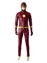 The Flash Season 2 Barry Allen Halloween Cosplay Costume