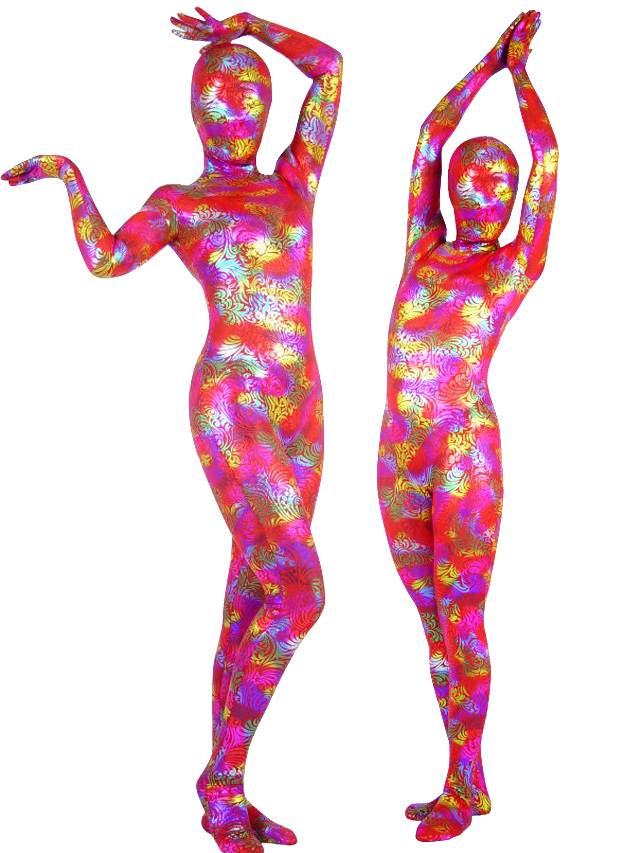 Costumes Costumes | Motiv Color Shiny Metallic Unisex Zentai Suit - AL31018