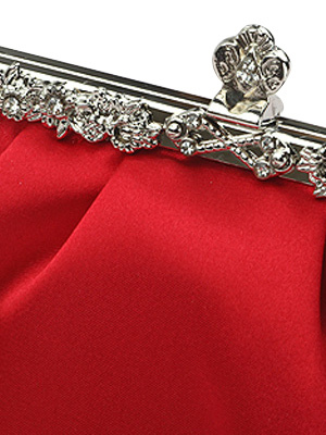 red prom clutch