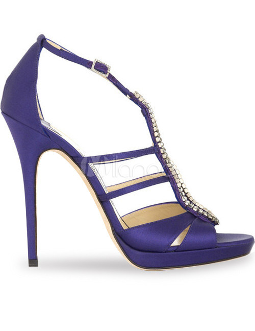 sapphire blue high heels