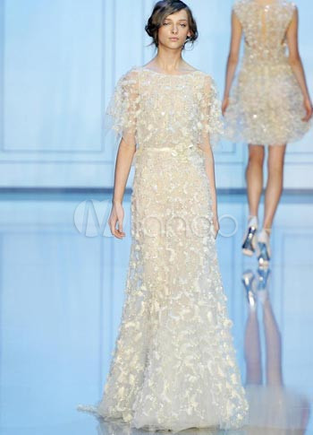 ladies white occasion dress