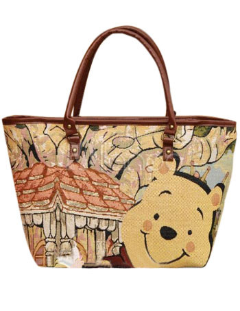 winnie the pooh canvas bolsa