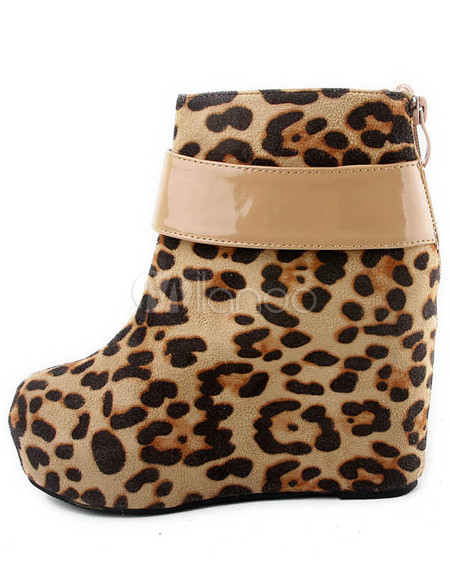 bottes leopard