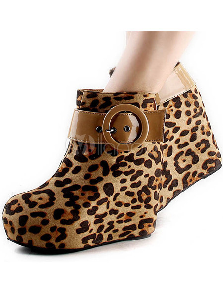 bottine femme panthere