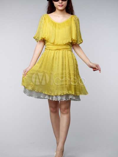 Short Silk Dress
