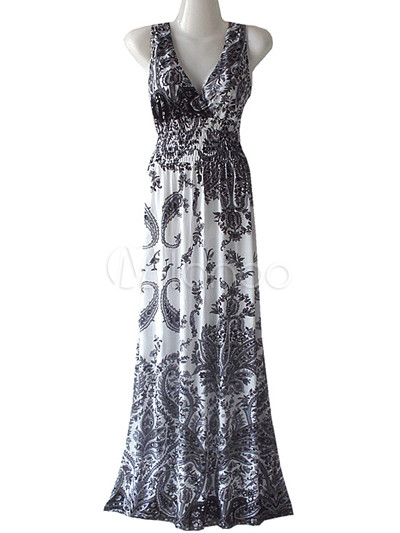 cotton spandex maxi dress