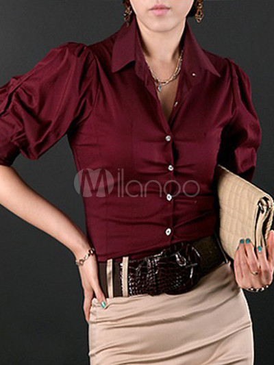 silk half sleeve shirt