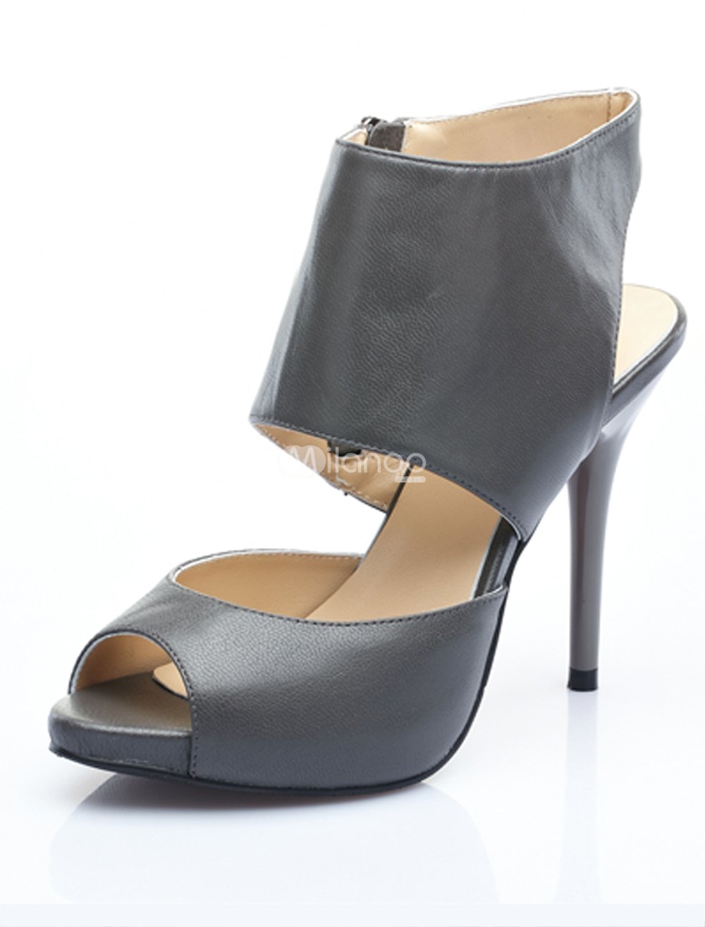 dark gray heels